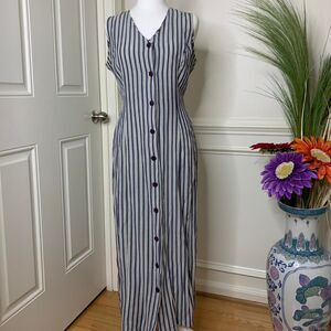 Rampage Women's Navy and White Dress